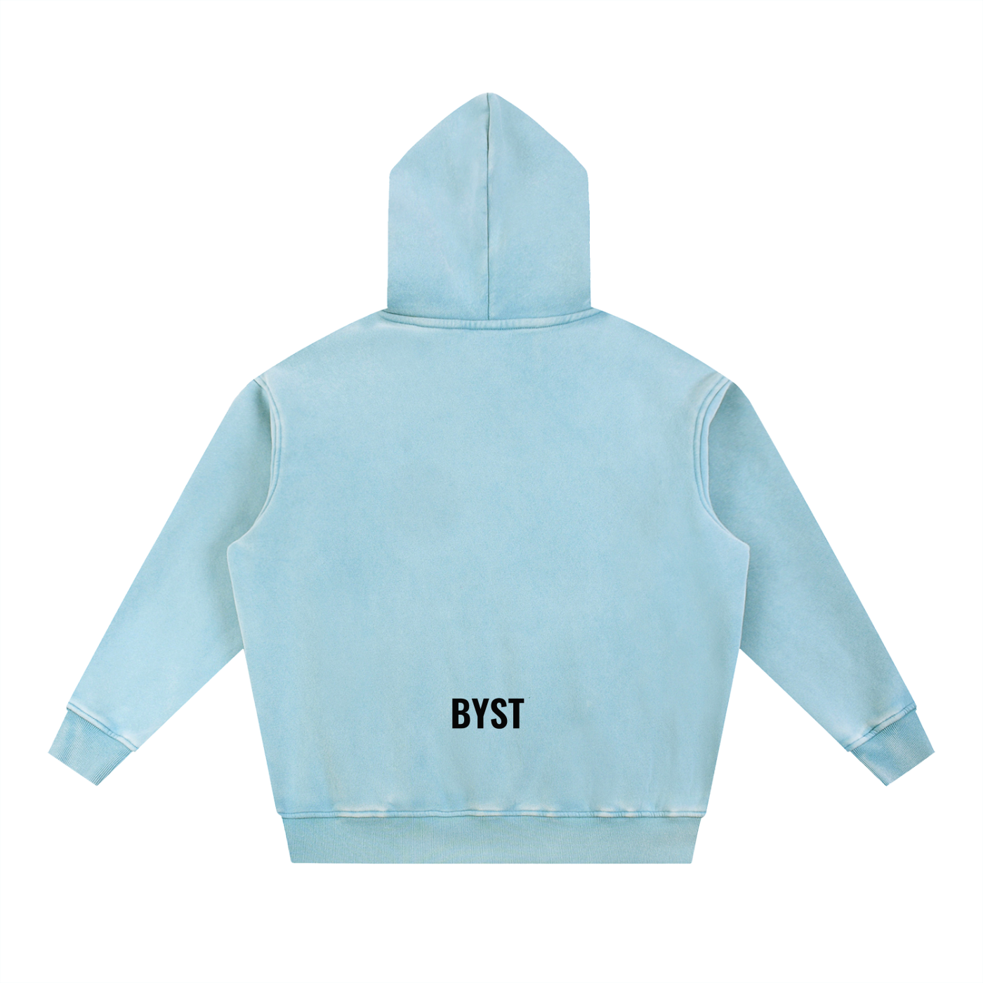 Snow Washed Fleece Oversize Hoodie- BYST X JESUS IS KING