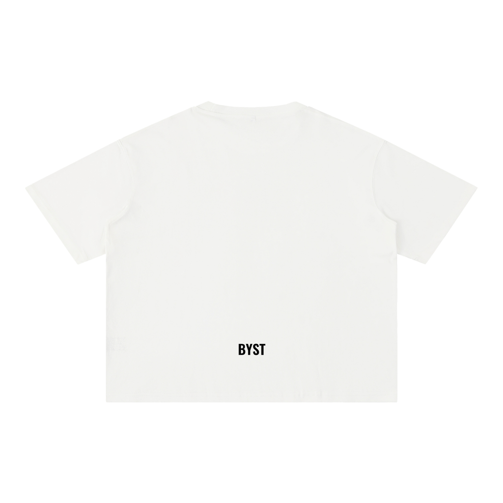 Mineral Washed Tee- BYST X JESUS IS KING