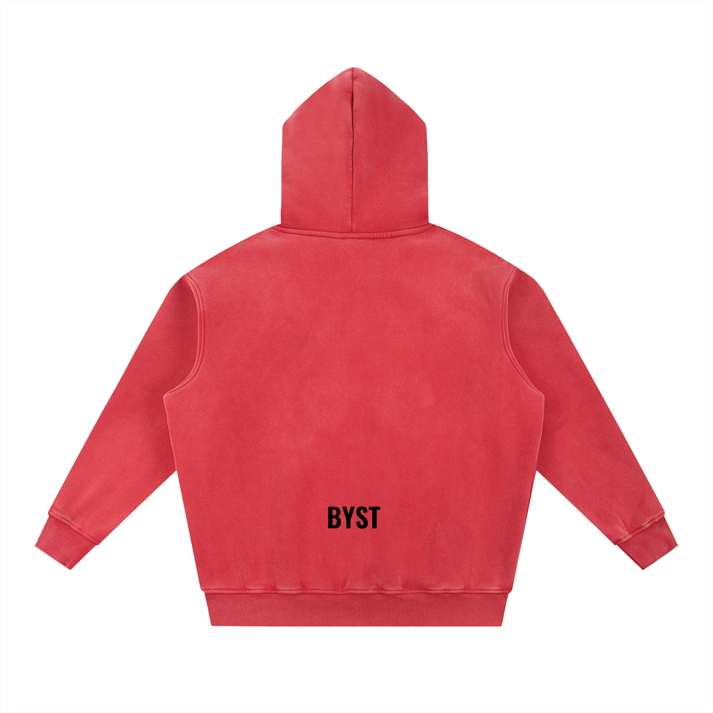 Snow Washed Fleece Oversize Hoodie- BYST X JESUS IS KING