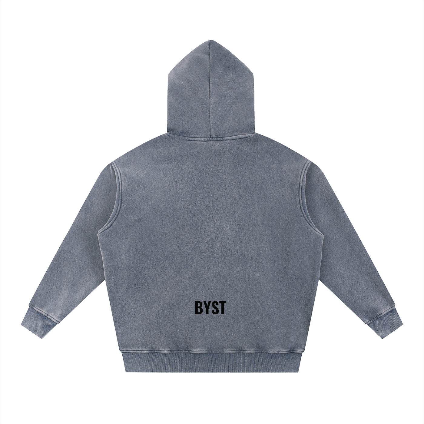 Snow Washed Fleece Oversize Hoodie- BYST X JESUS IS KING