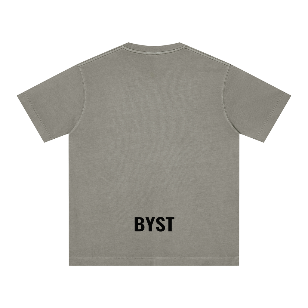 Vintage Washed Boxy Tee- BYST X JESUS IS KING