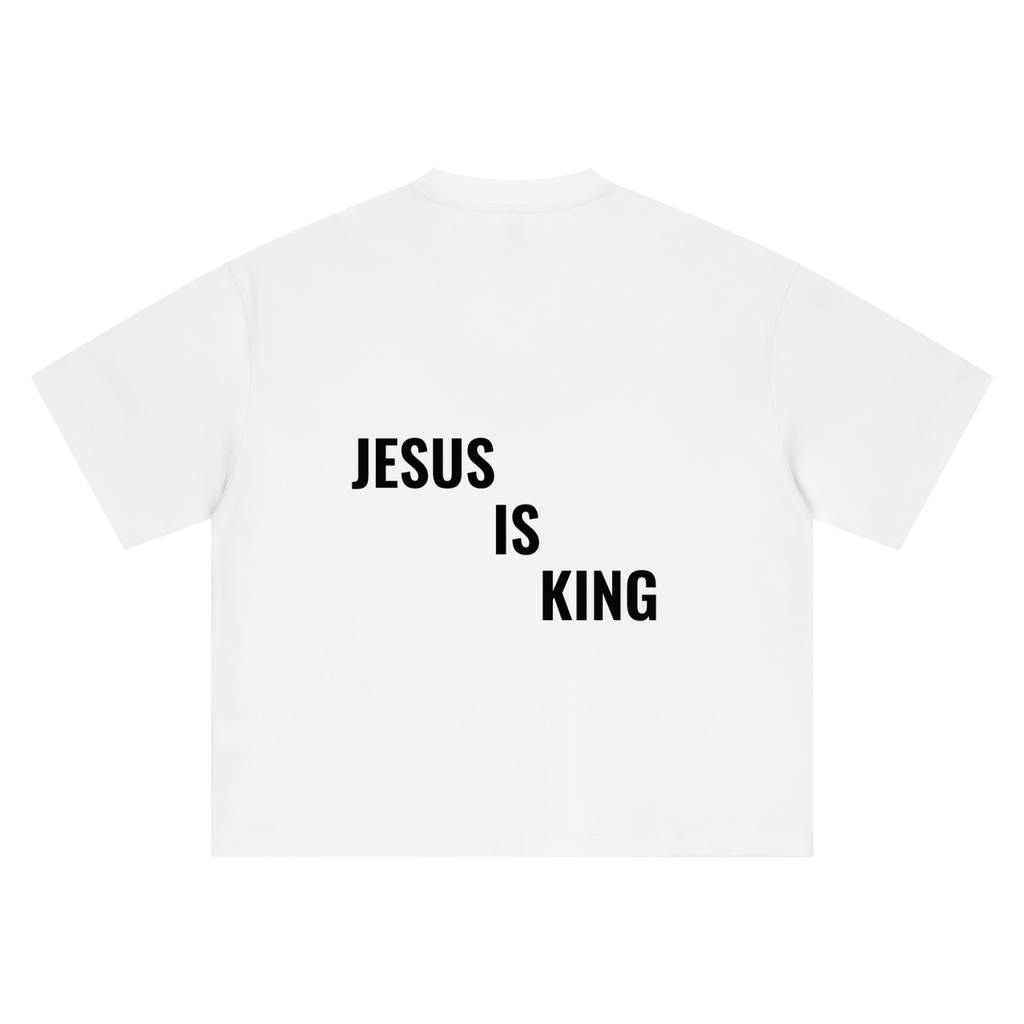 Boxy Oversized Tee- BYST X JESUS IS KING