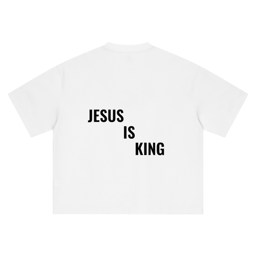 Boxy Oversized Tee- BYST X JESUS IS KING