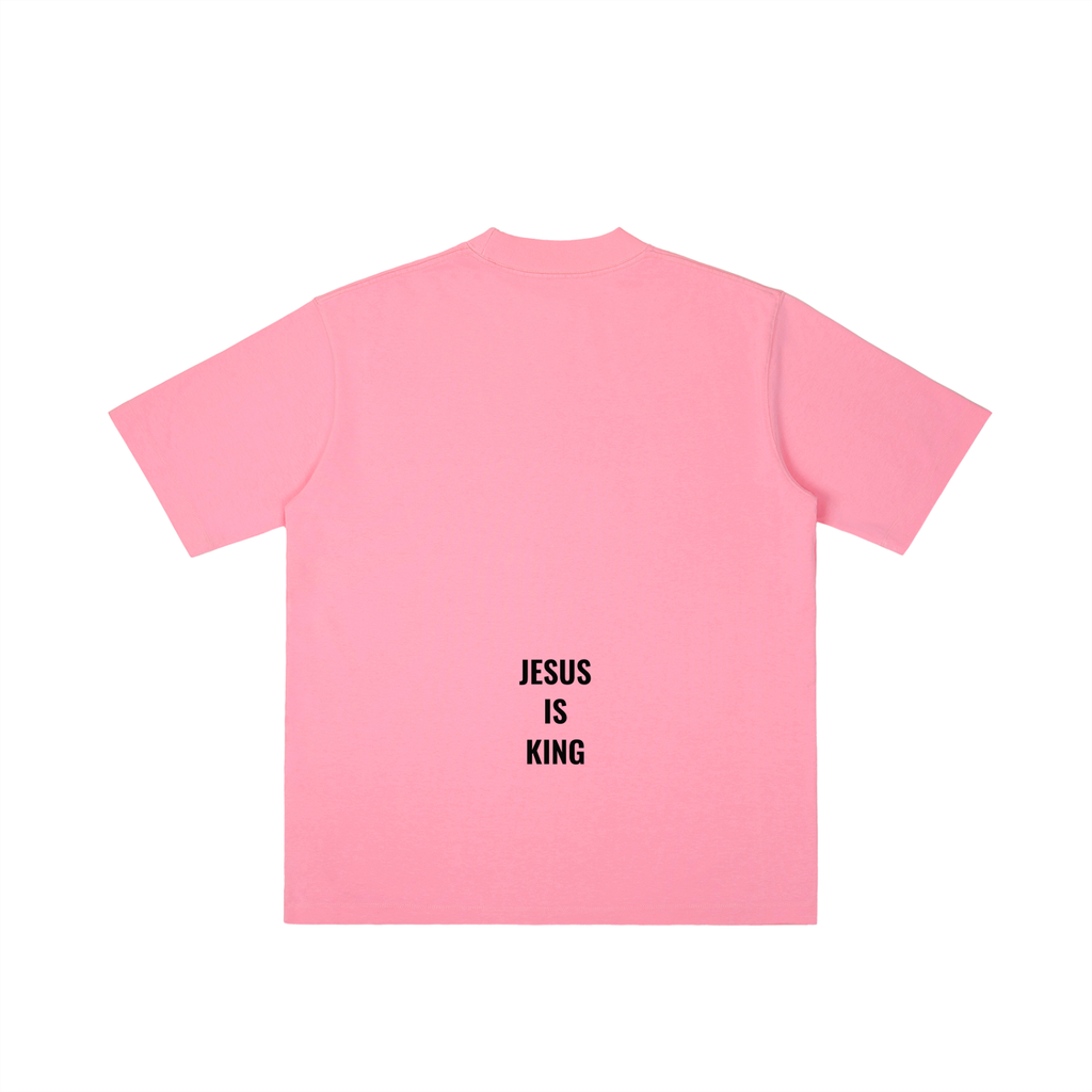 Vintage Washed Drop Shoulder Tee- BYST X JESUS IS KING