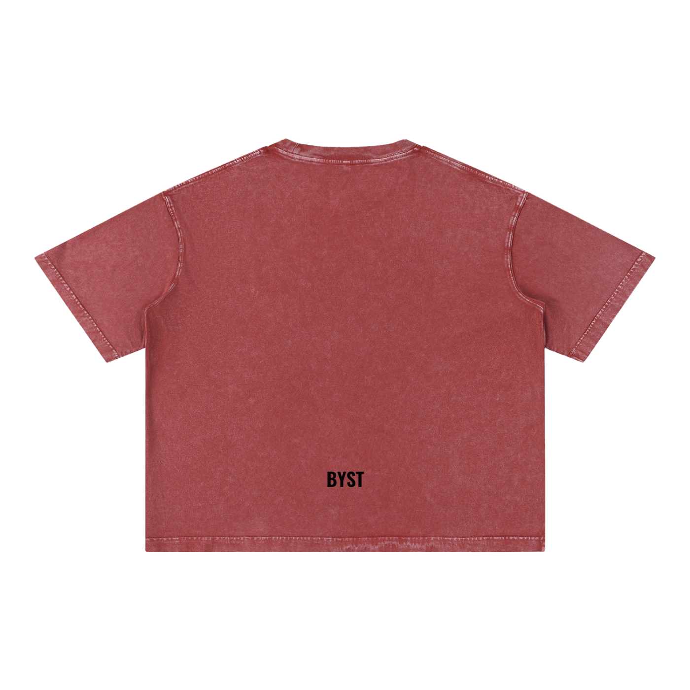 Mineral Washed Tee- BYST X JESUS IS KING