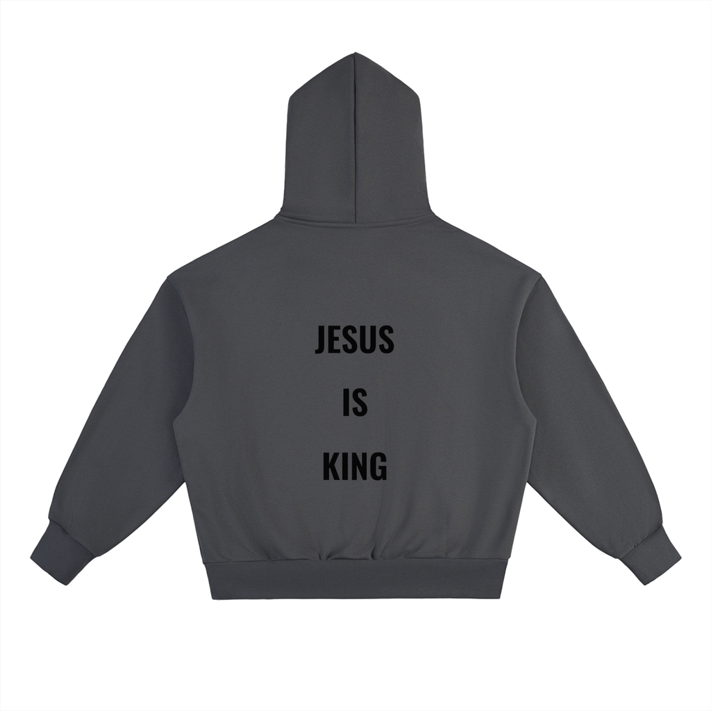 Heavyweight Fleece Hoodie- BYST X JESUS IS KING