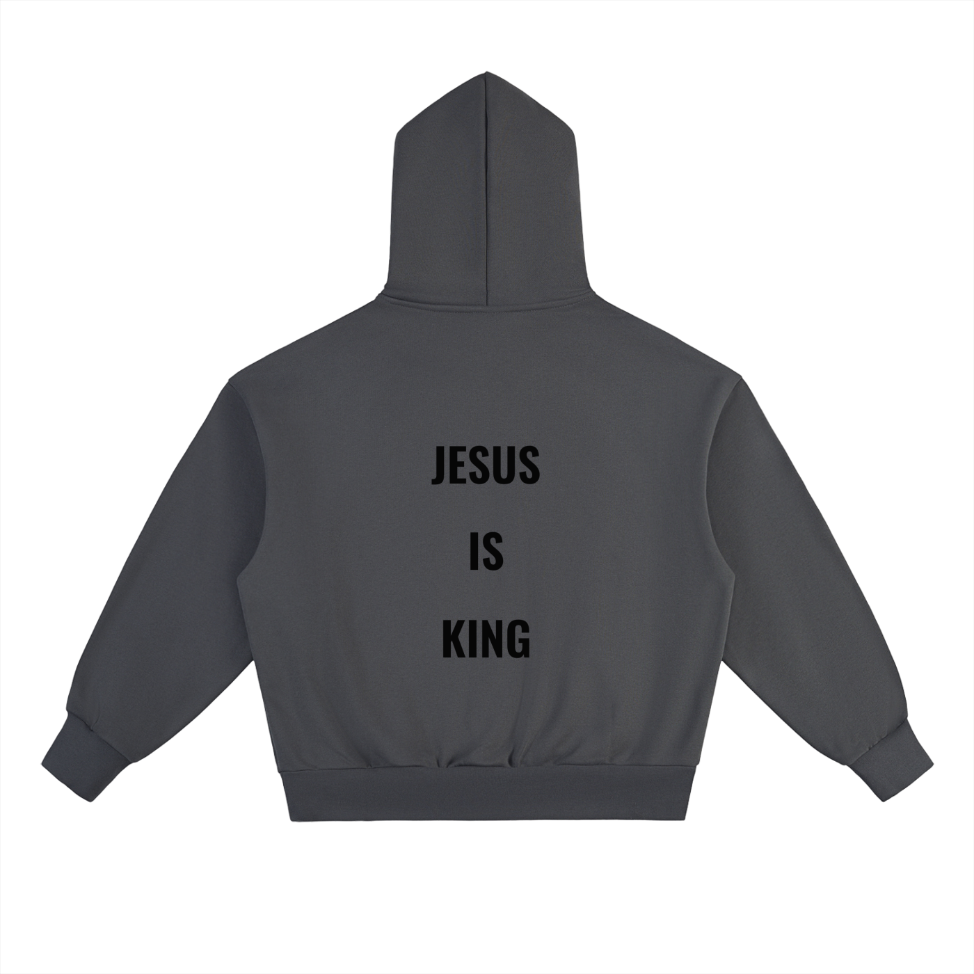 Heavyweight Fleece Hoodie- BYST X JESUS IS KING