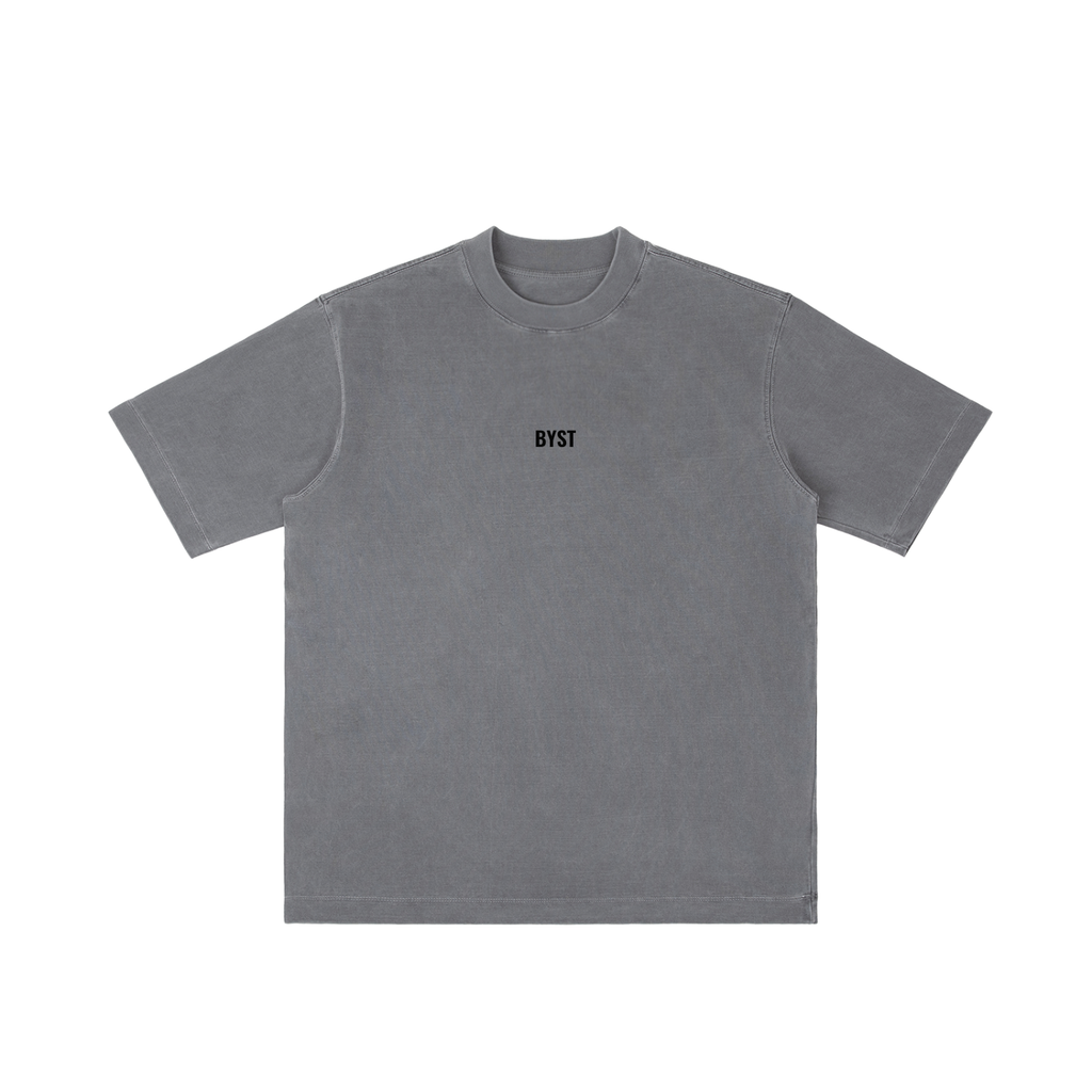 Vintage Washed Drop Shoulder Tee- BYST X JESUS IS KING