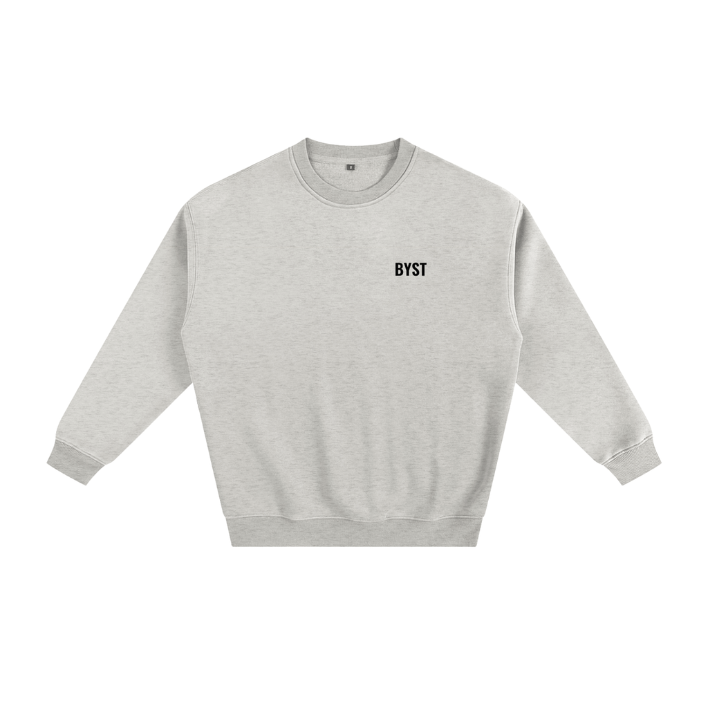Fleeced Sweatshirt- BYST X JESUS IS KING