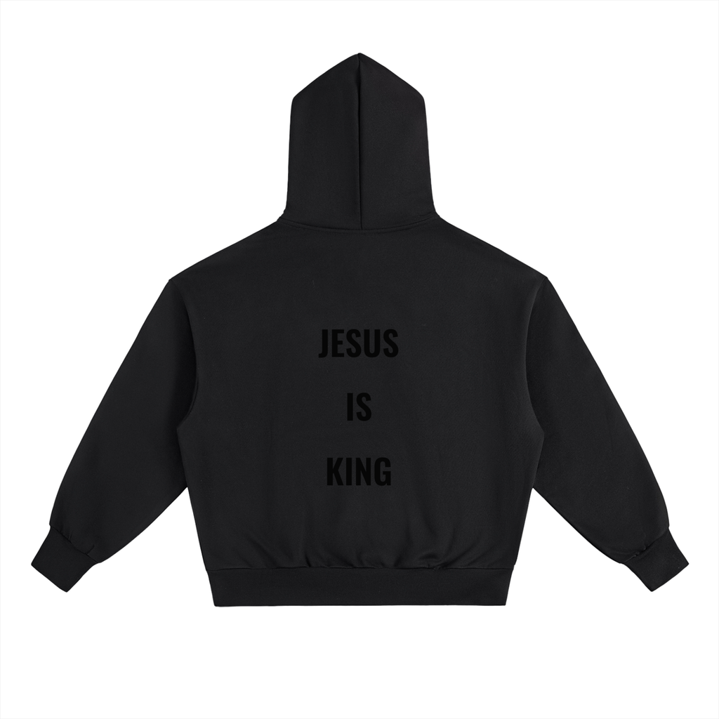 Heavyweight Fleece Hoodie- BYST X JESUS IS KING