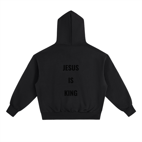 Heavyweight Fleece Hoodie- BYST X JESUS IS KING