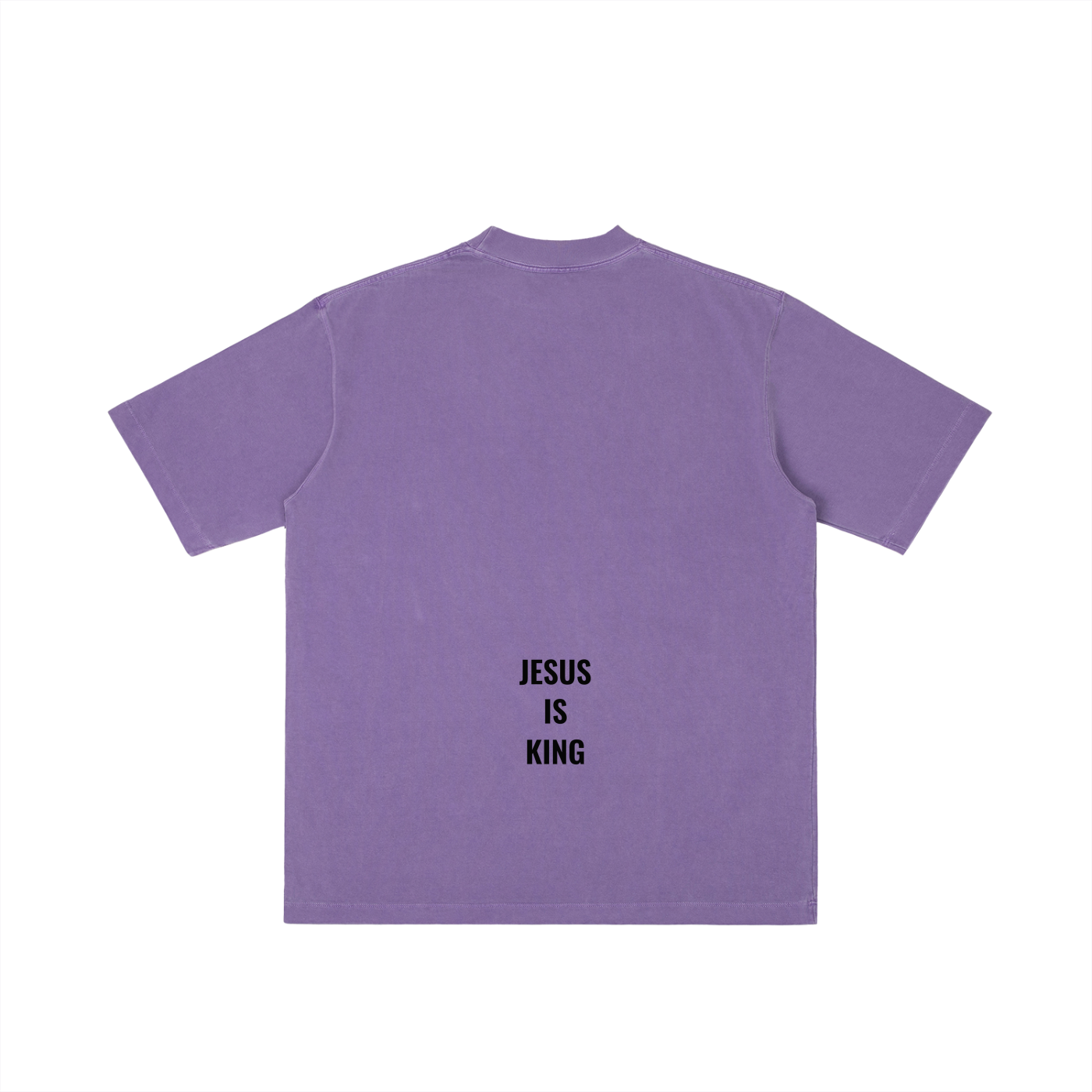 Vintage Washed Drop Shoulder Tee- BYST X JESUS IS KING