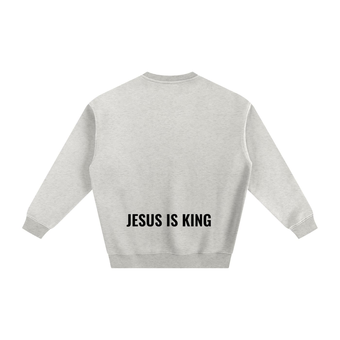 Fleeced Sweatshirt- BYST X JESUS IS KING