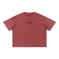 Mineral Washed Tee- BYST X JESUS IS KING
