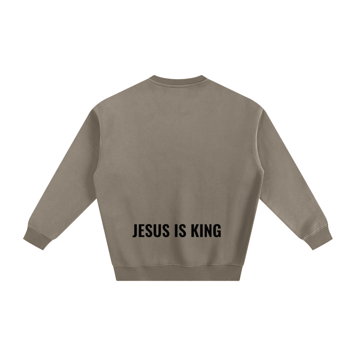 Fleeced Sweatshirt- BYST X JESUS IS KING