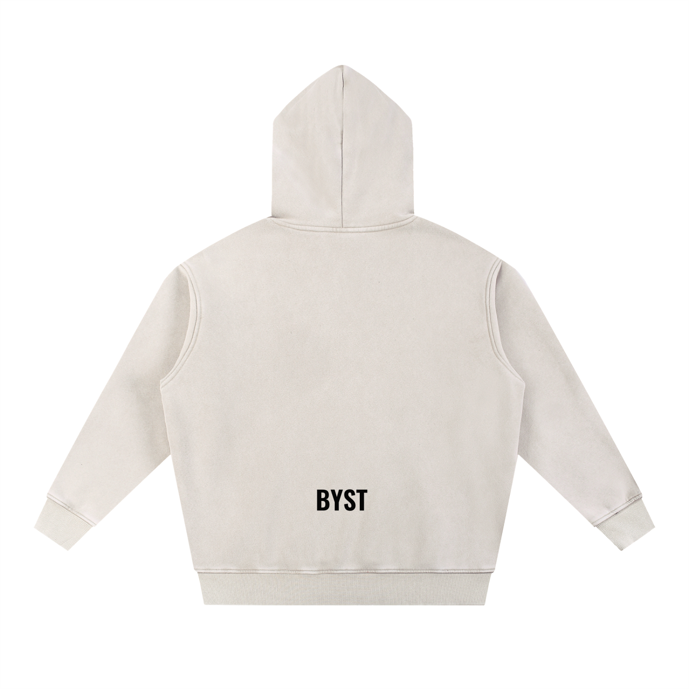 Snow Washed Fleece Oversize Hoodie- BYST X JESUS IS KING