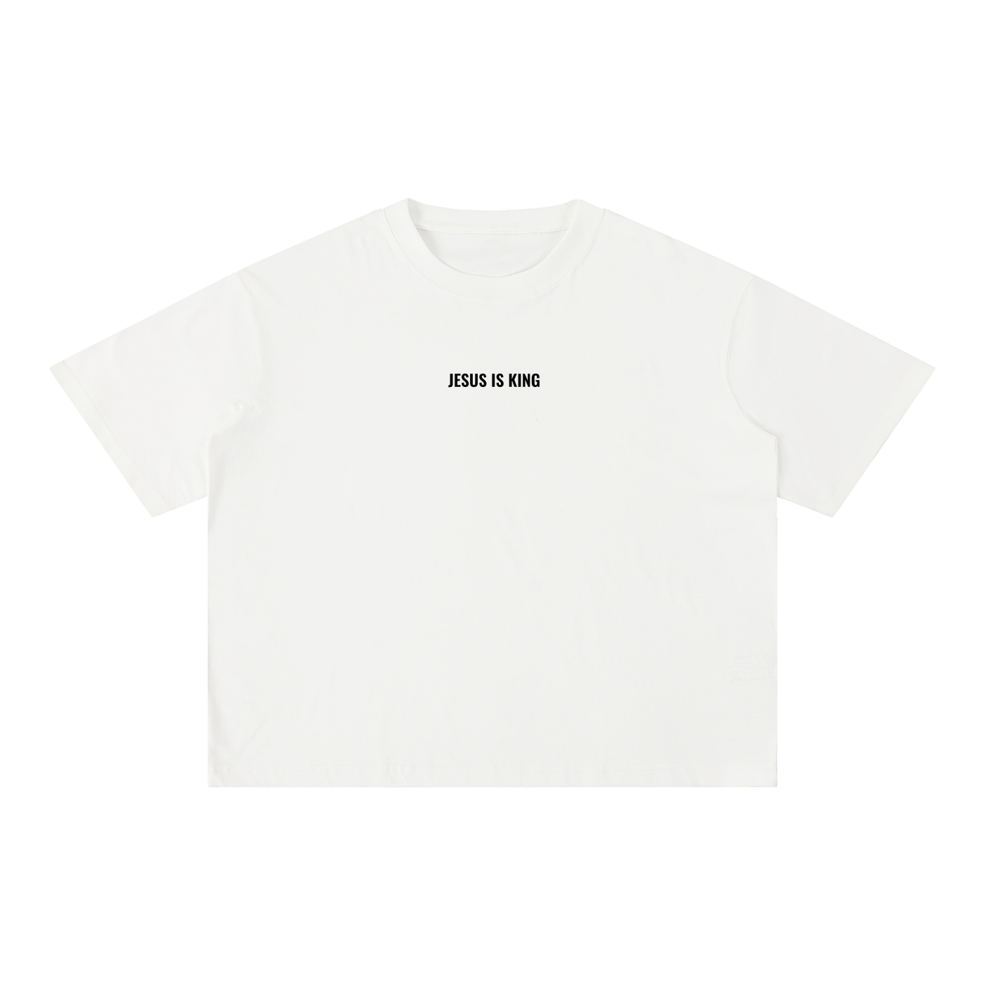 Mineral Washed Tee- BYST X JESUS IS KING