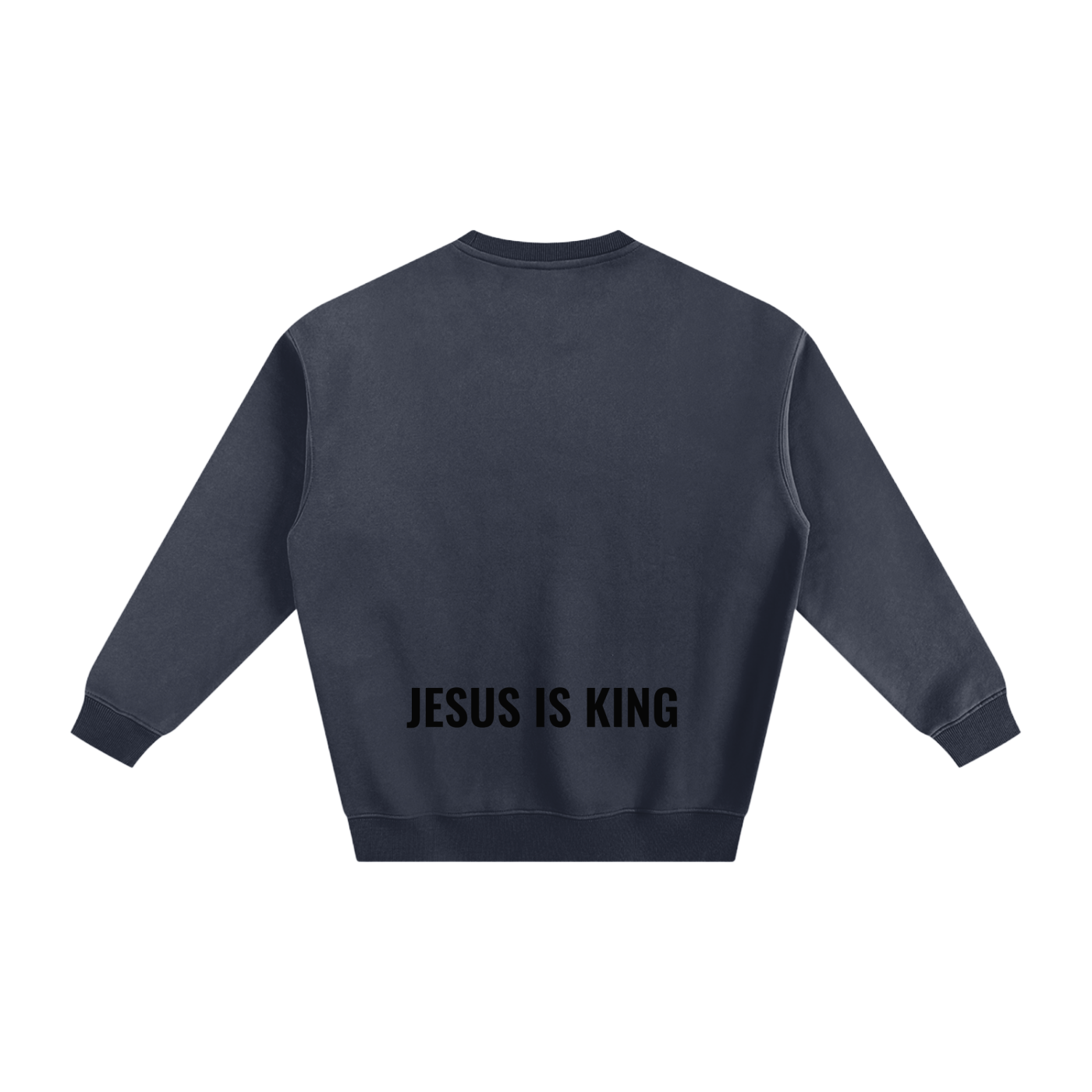 Fleeced Sweatshirt- BYST X JESUS IS KING