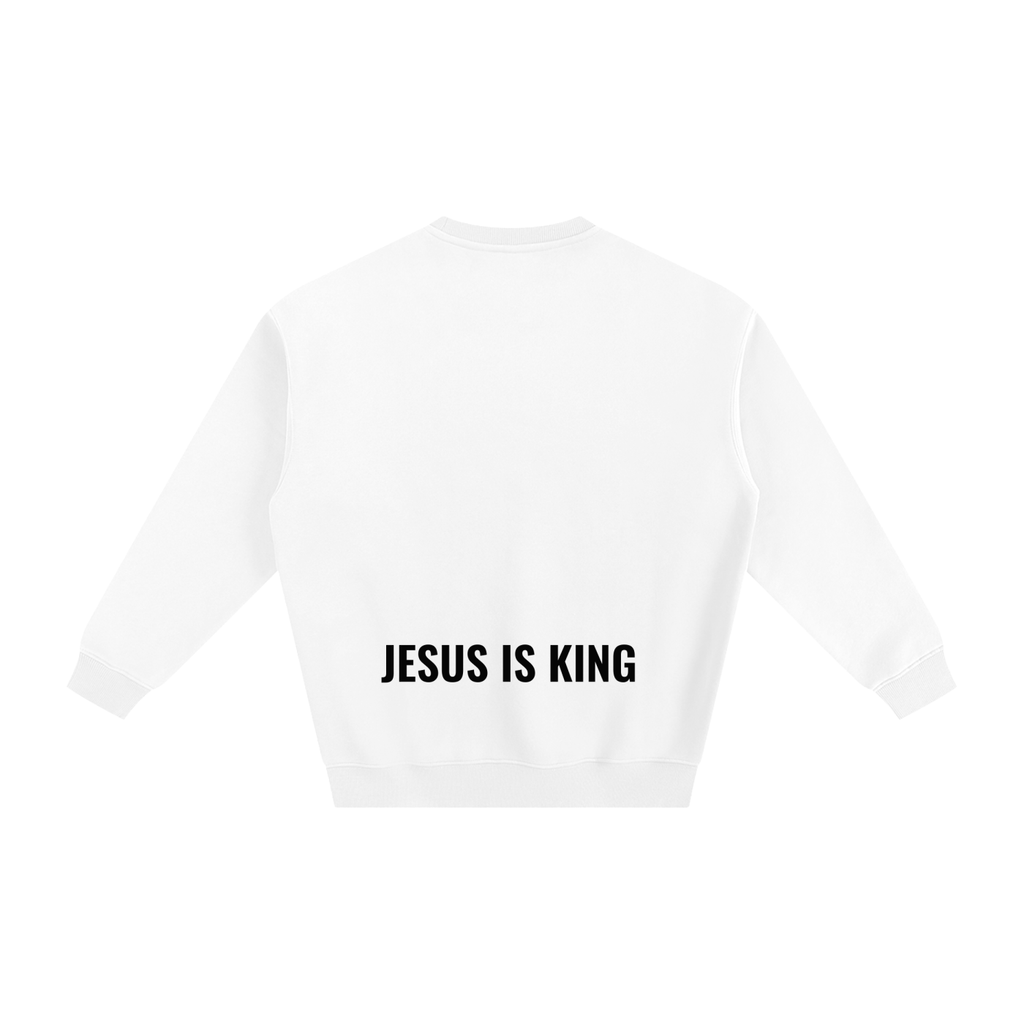 Fleeced Sweatshirt- BYST X JESUS IS KING
