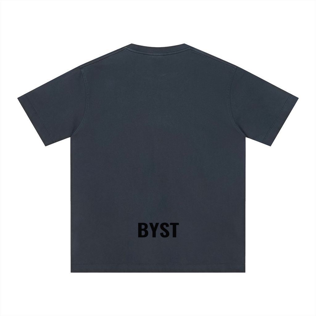 Vintage Washed Boxy Tee- BYST X JESUS IS KING