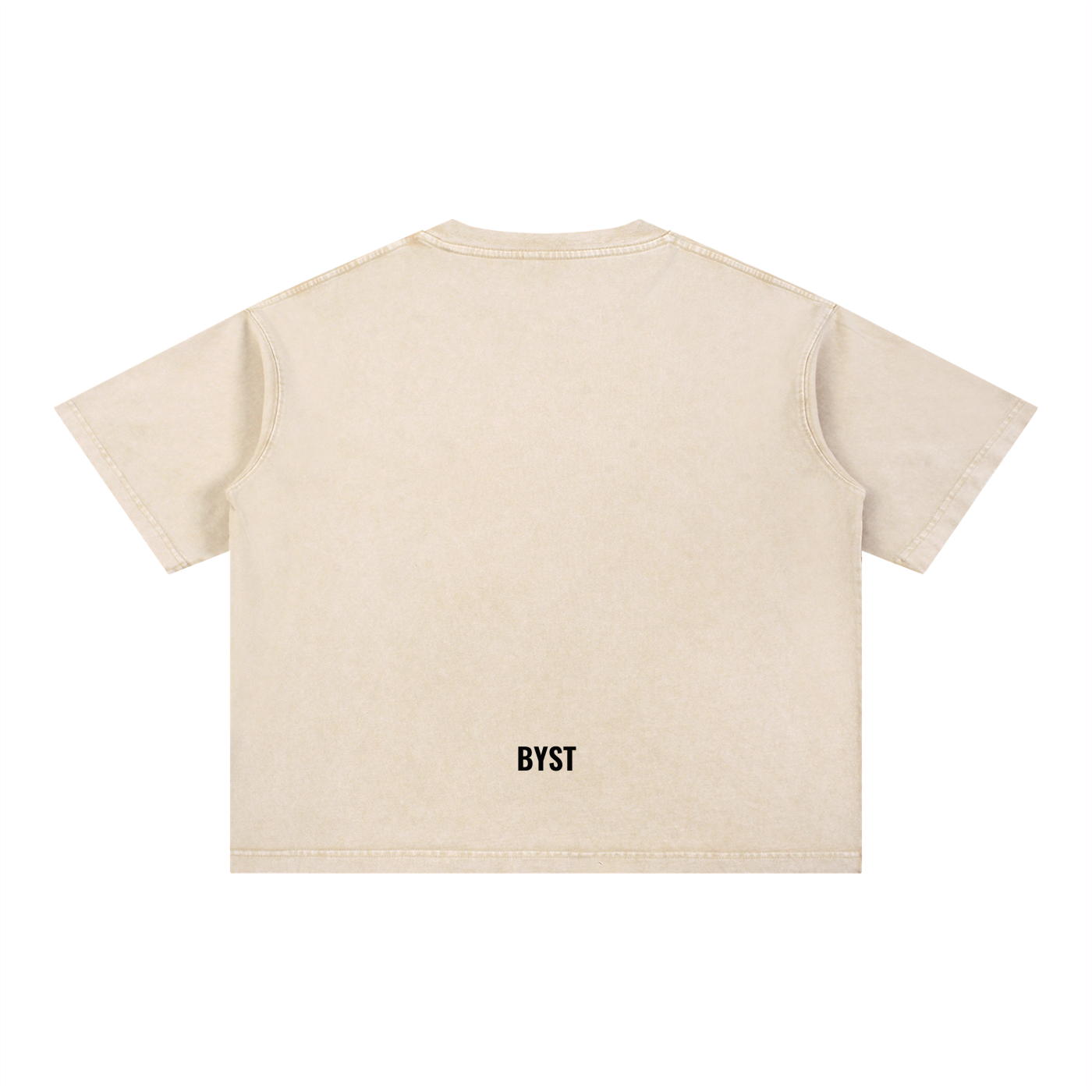 Mineral Washed Tee- BYST X JESUS IS KING