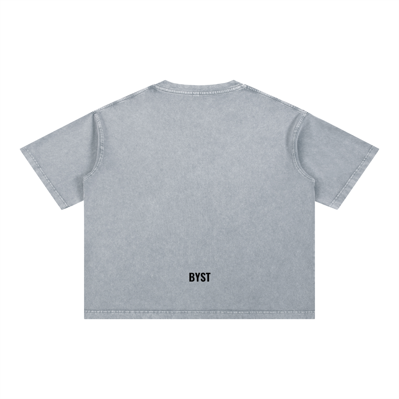 Mineral Washed Tee- BYST X JESUS IS KING