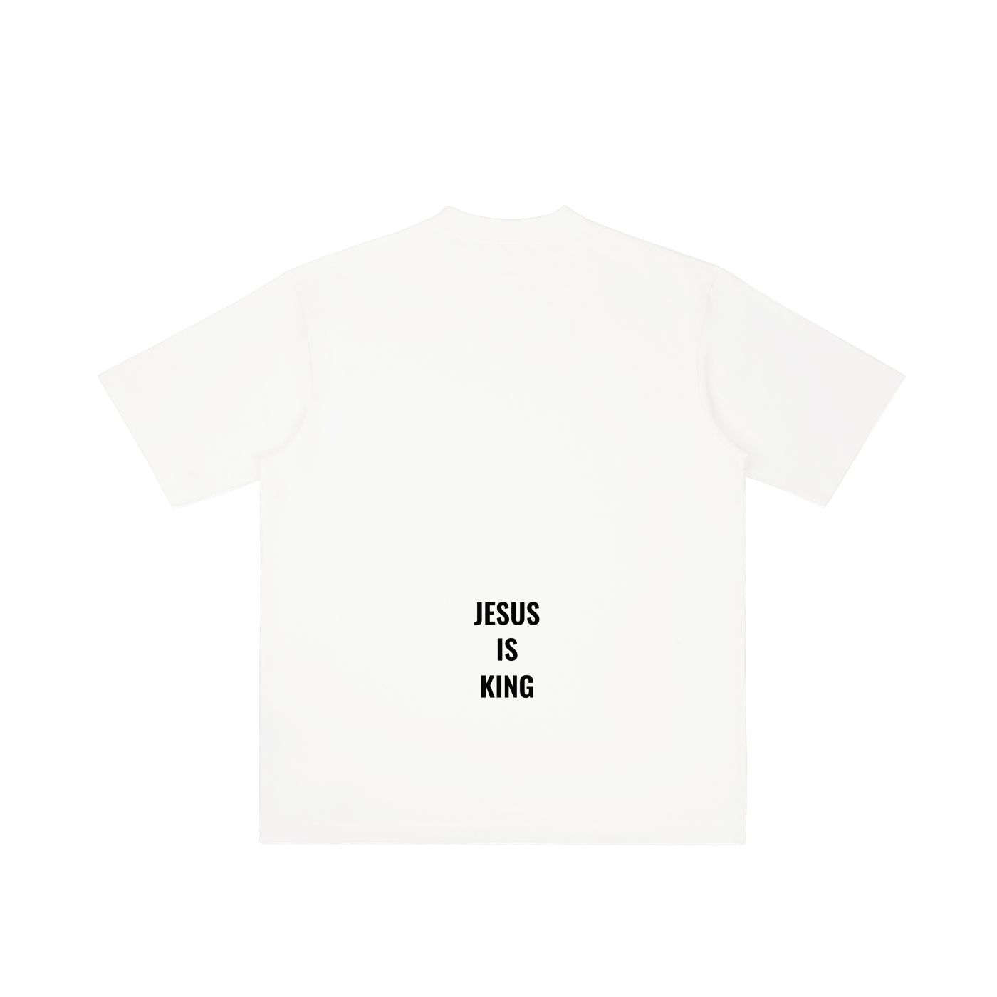 Vintage Washed Drop Shoulder Tee- BYST X JESUS IS KING