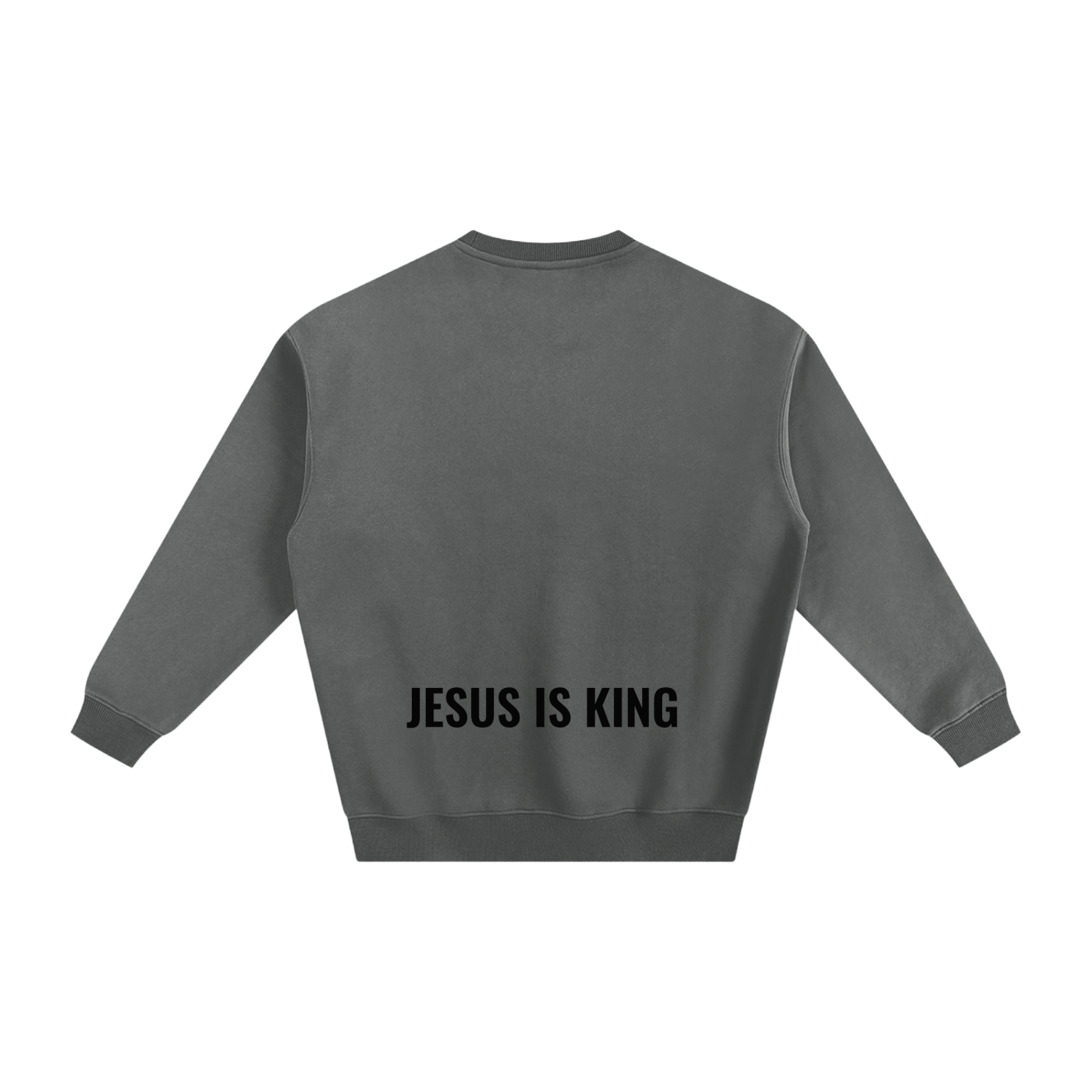 Fleeced Sweatshirt- BYST X JESUS IS KING