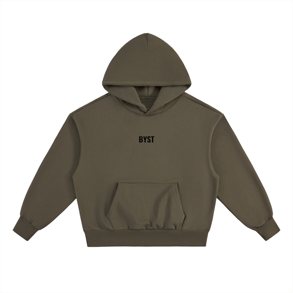 Heavyweight Fleece Hoodie- BYST X JESUS IS KING