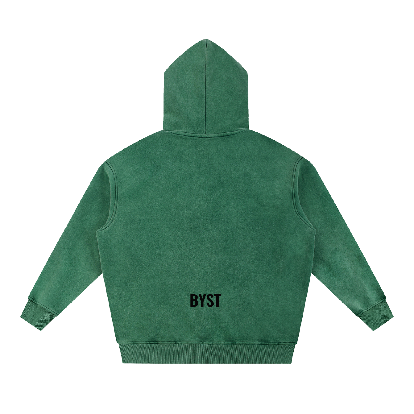 Snow Washed Fleece Oversize Hoodie- BYST X JESUS IS KING