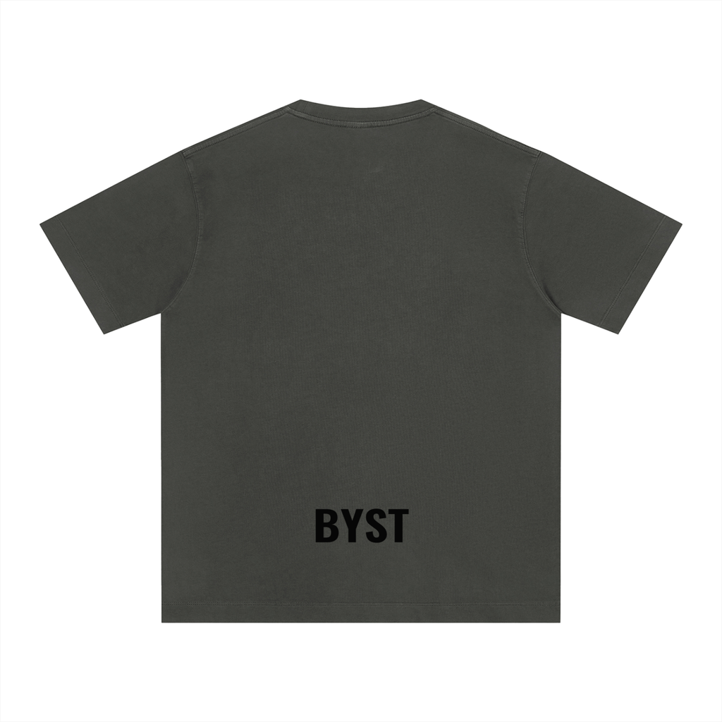 Vintage Washed Boxy Tee- BYST X JESUS IS KING