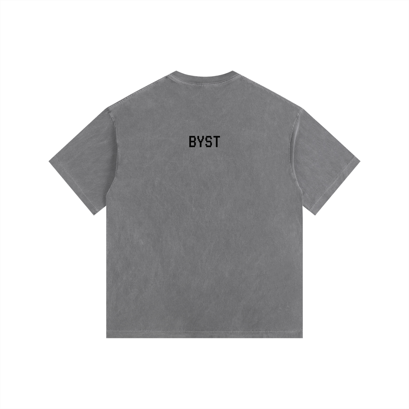 Vintage Washed Oversized Tee- BYST X JESUS IS KING