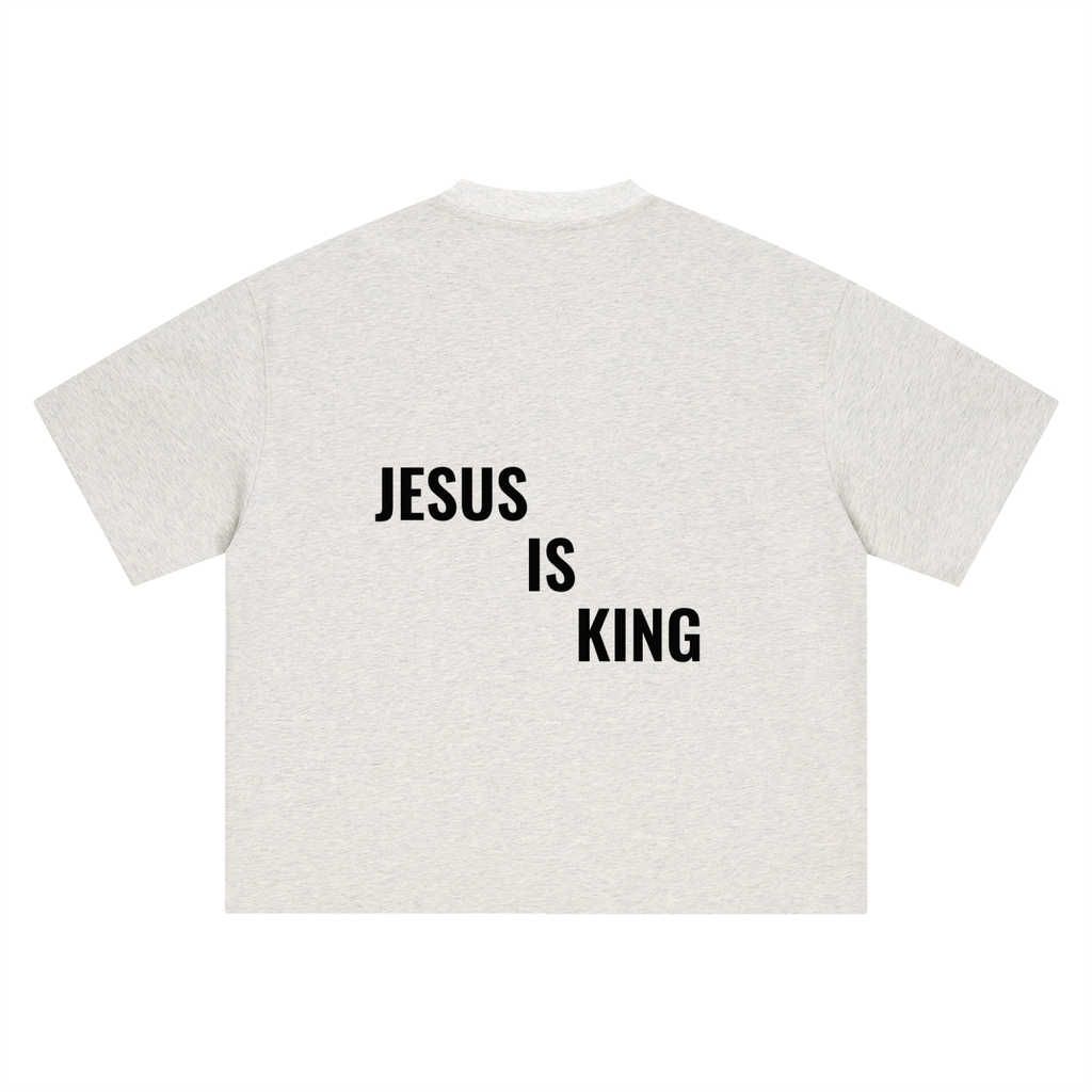 Boxy Oversized Tee- BYST X JESUS IS KING