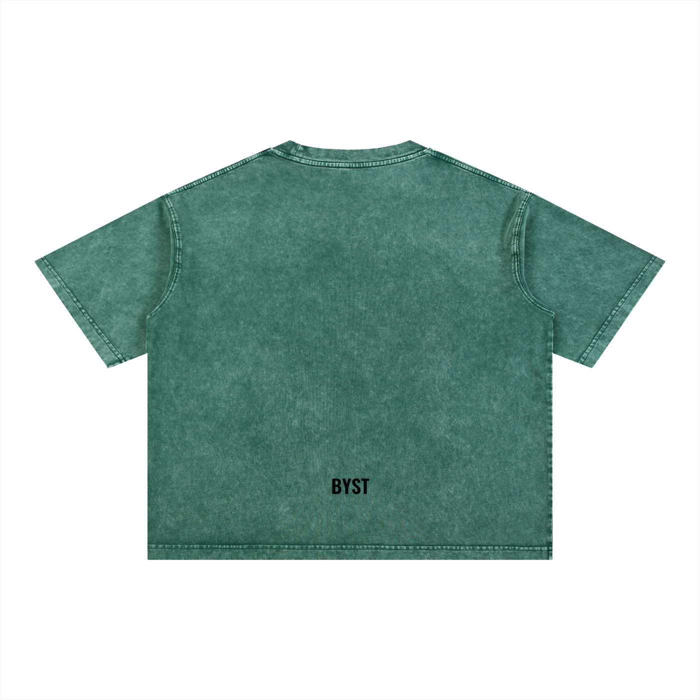 Mineral Washed Tee- BYST X JESUS IS KING